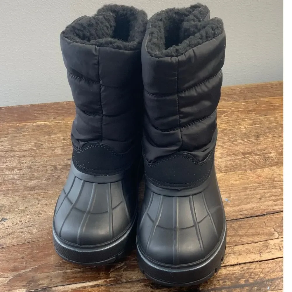 Lands' End Kids' Frost‎ Insulated Waterproof Snow Boots size 13